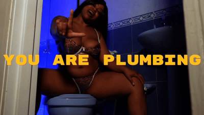 You Are Plumbing (Toilet Slavery-Ebony Female Domination)