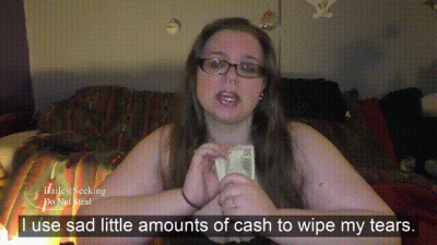 Using Your Money As Tissues