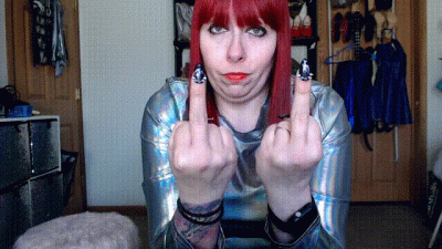 Sexy Manicure Double Bird Flip