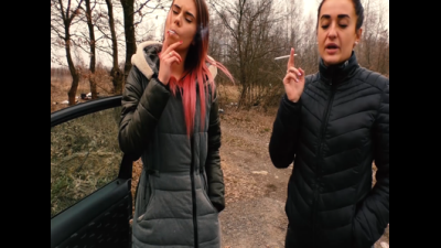 Sexy Smoking Outside