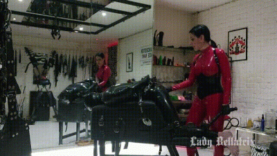 Progressive Anal Training For Rubber Slave Parts 1