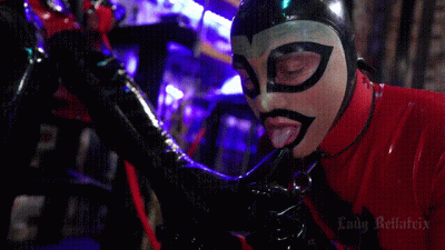 Rubber Gimp Worships Boots And Latex