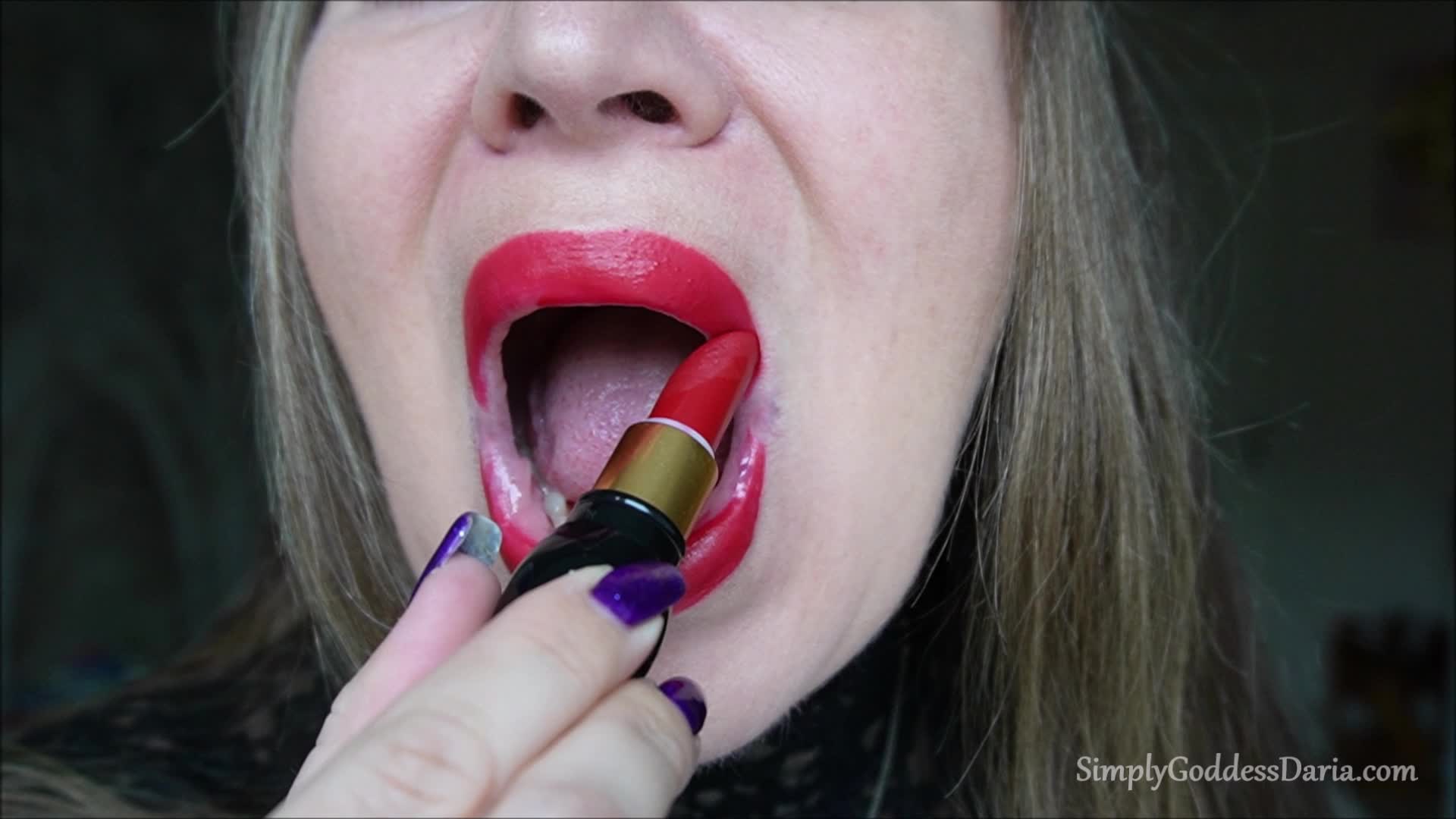 Red Louboutin Lipstick Marks You As My Property