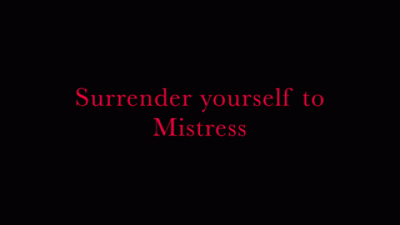 Mistress Isadora- Surrender To A Whipping