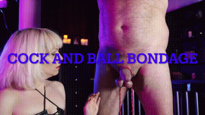 Mistress Isadora- Cock And Ball Bondage