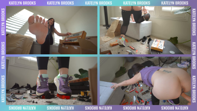 Destroying My Ex's Toys Starring Katelyn Brooks