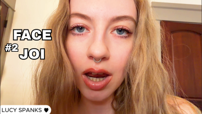 Jerk Off For My Face Only Pt 2 Face Fetish JOI Blue Eyes Brat Girl Femdom POV By Lucy Spanks