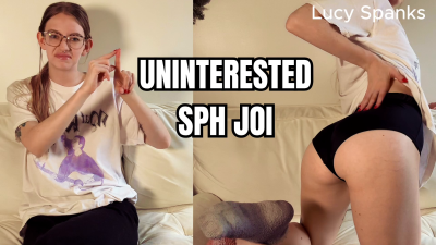 Annoyed Uninterested Small Penis Humiliation JOI Girl Next Door