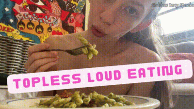 Petite Naked Babe Eating ASMR