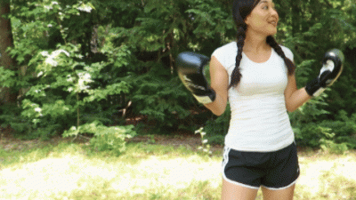 POV Underground Boxing With Sumiko