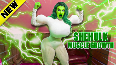 Hulking Out Muscle Growth She Hulk Transformation