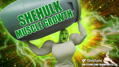 Hulking Out Muscle Growth Rage She Hulk Transformation