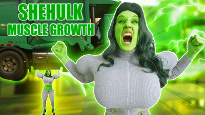 Hulking Out Muscle Growth She Hulk Transformation Raging In City Tf