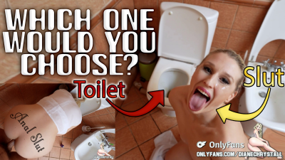 Human Toilet Slut Training Anal Maledom POV