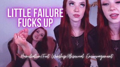 Little Failure Fucks Up: Humiliation/Foot Worship/Bisexual Encouragement
