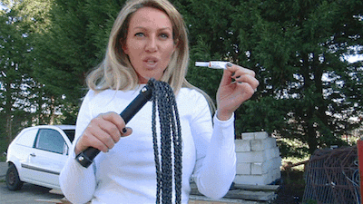 Superglue Tipped Cat O Nine Tails Whipping
