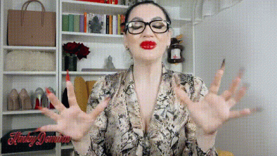 White Long Nails Goddess Intense JOI