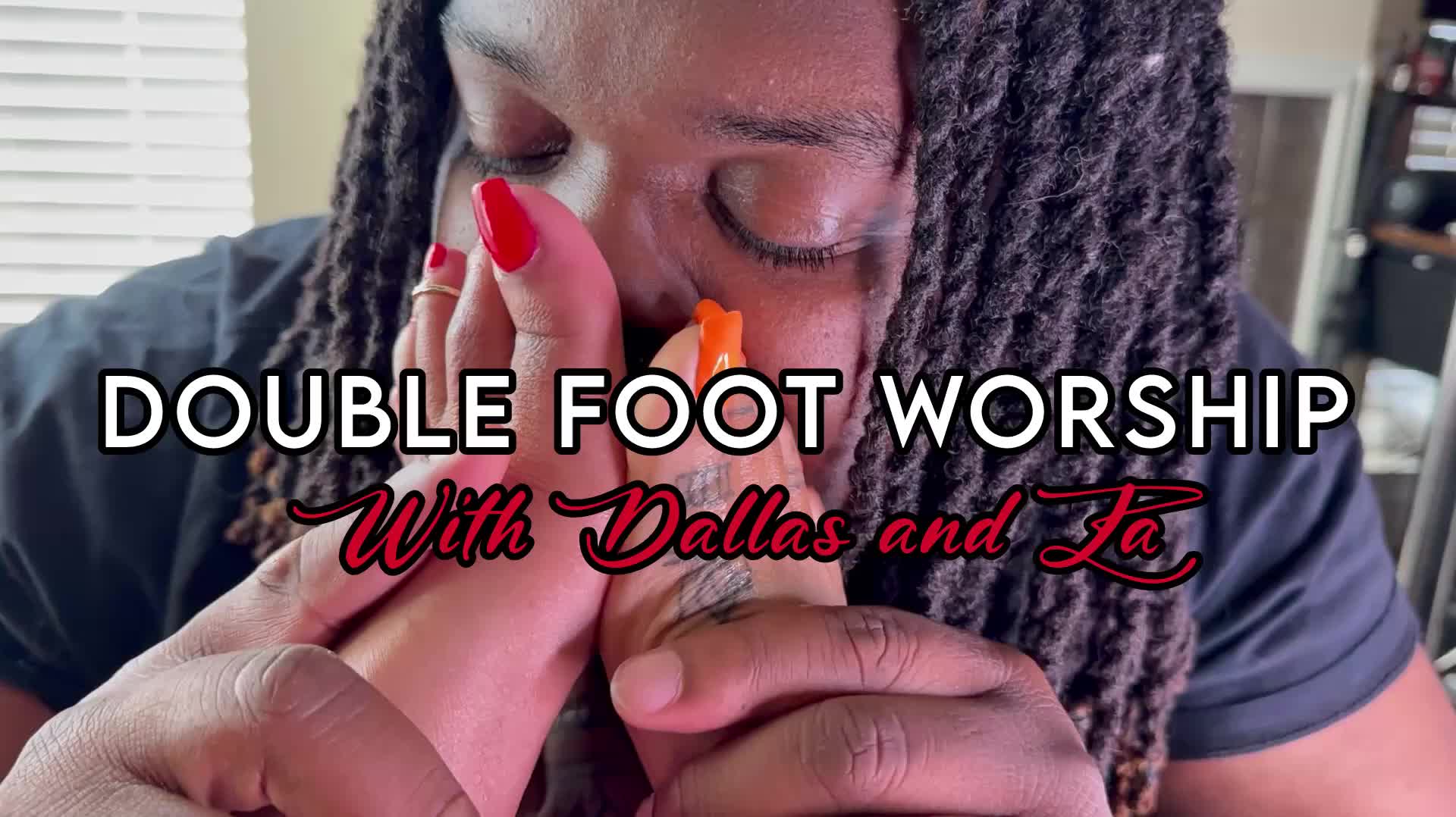 Double Foot Worship With Dallas And Za