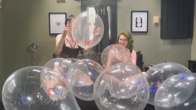 First Time Balloon Popping With Suzie