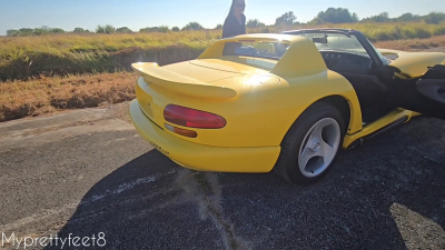 First Stick Shift Driving Lesson Dodge Viper