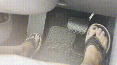 Heavenly Drive In Flip Flops