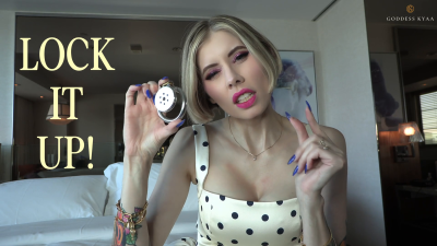 Lock It Up! Chastity Training Orgasm Denial Strict Control Femdom POV By Goddess Kyaa