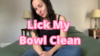 Lick My Bowl Clean
