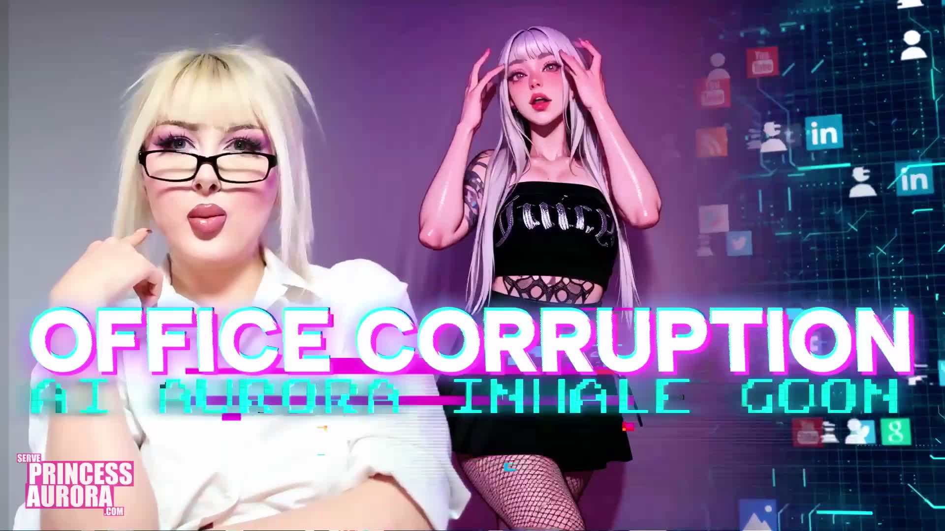 Office Corruption- AI Aurora Inhale Goon