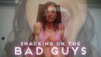 Snacking On The Bad Guys