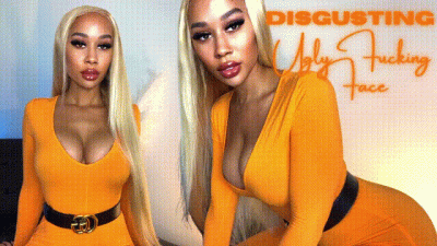 Disgusting Ugly Fucking Face!