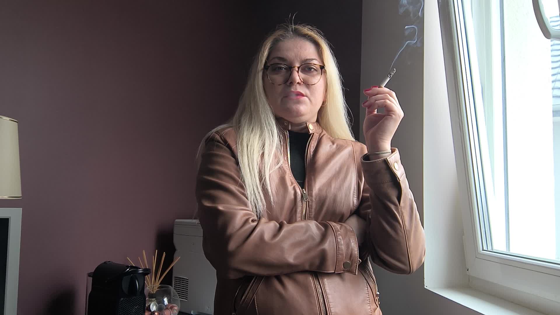 Cork & Brown Leather Jacket