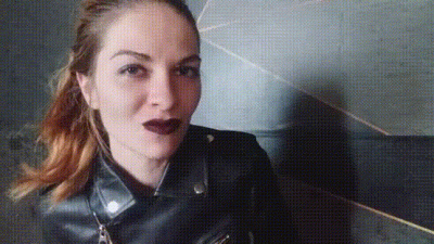 Heavy Chainsmoking In Leather Jacket