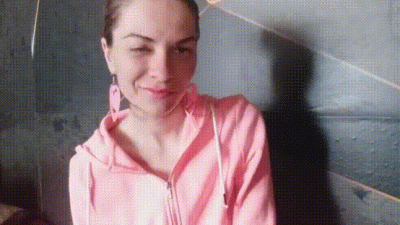 Cute Smoker In Pink