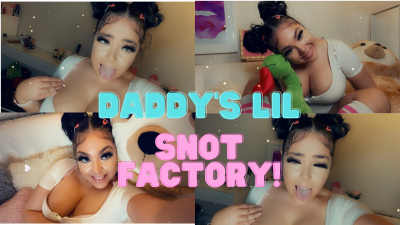 Step-Daddy's Lil Snot Factory! Abdl Sneezefest Noseblowing Stuffie Fun!