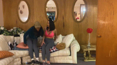 Queen Koko And Mistress Sinderella's After Gym Chill