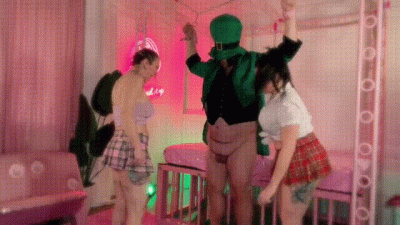 School Girls Ballbust A Leprechaun For His Pot Of Gold Ft. @Goddesssativa