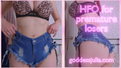 Hfo For Premature Losers