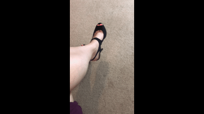 Bright Coloured Toes & High Heels