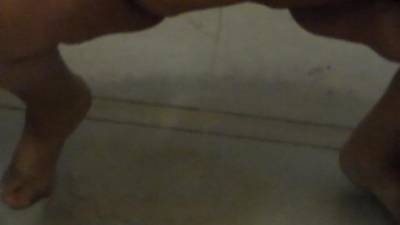 Jen Is Pissing All Over The Bathroom Floor