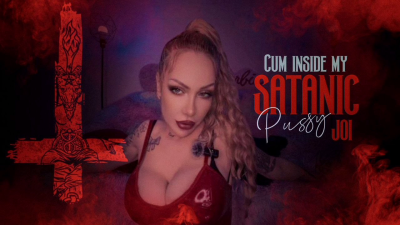 Cum inside my satanic pussy JOI