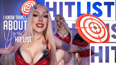 I know things about you - hit list