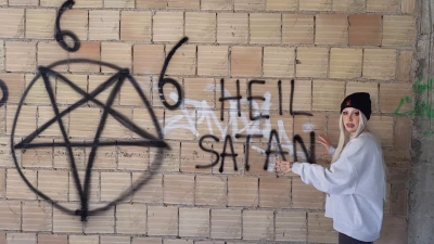 Under The Satanic Queen's Rule: Abandoned Place JOI