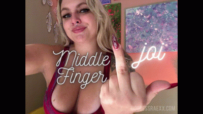 Middle Finger JOI