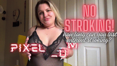 No Stroking! Pixel Pumper Version