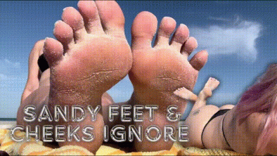 Sandy Feet And Cheeks Ignore