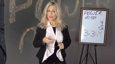 Class Is In Session With The Hottest Teacher And Learn Power Math Part1