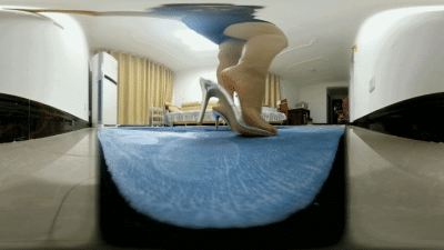 360 Panoramic Mistress High Heeled Sandals Humiliate European Slaves