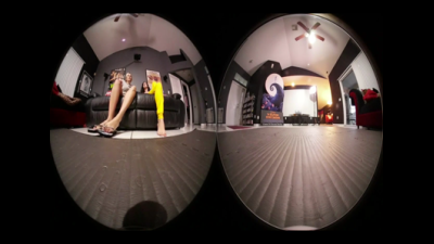 **VR 360** You Are Tiny Personal Sexy Toy For Giantess Beauties Ama Rio & Nikki Brooks