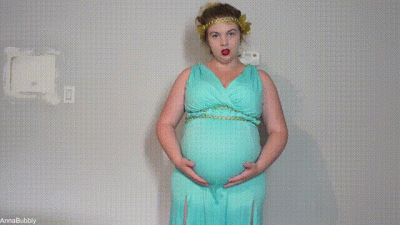 Pregnant Goddess Belly And Belly Button Worship