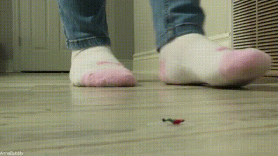 Shrunken Man Stuck To Sock